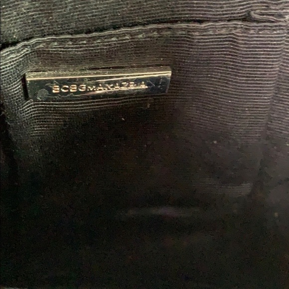 BCBGMaxazria Metallic Amethyst envelope clutch bag purple - Picture 10 of 12